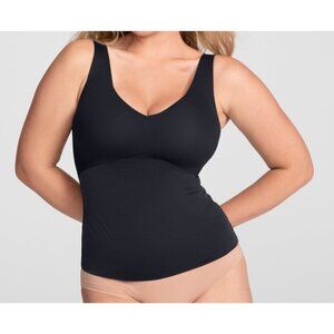 HONEYLOVE LiftWear Tank Shapewear Cami Sz 1X Vamp Black Non Slip Smoothing NWOT
